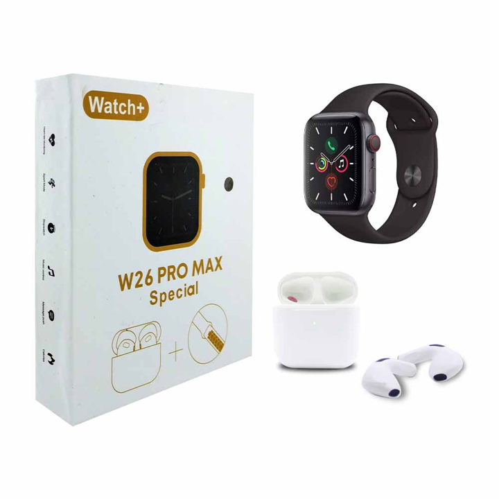 SMART WATCH W26 PRO MAX CON AIRPORDS