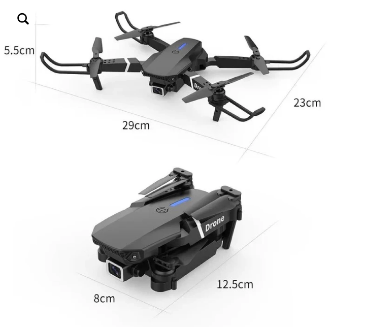 DRON CON CÁMARA 4K E88PRO